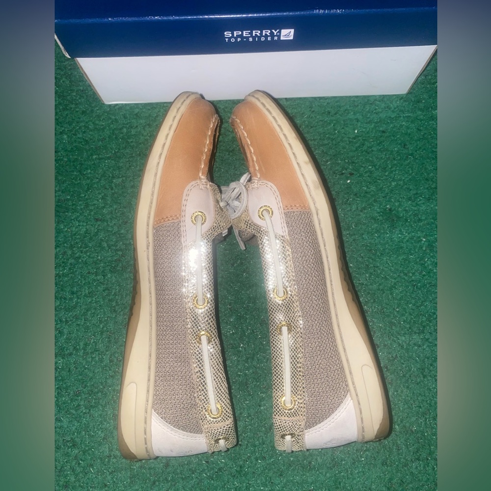 Sperry Angelfish Python Linen-Gold - image 6